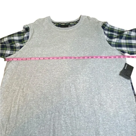 RocaWear Blak Vintage Plaid Longsleeve Shirt Men’s Size 2XL NWT - Picture 6 of 9